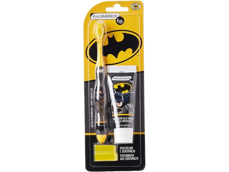 BATMAN KIT SPAZZOLINO + DENTIFRICIO