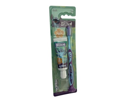 DISNEY STITCH DENTIFRICIO 25 ML + SPAZZOLINO 2D + CAPPUCCIO