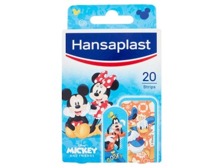 HANSAPLAST MICKEY AND FRIENDS CEROTTI PER BAMBINI 20 PZ