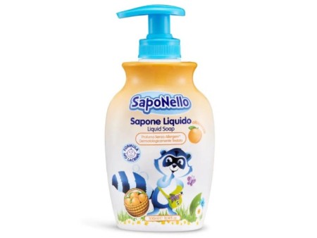 SAPONELLO SAPONE LIQUIDO BIMBI ALBICOCCA 300 ML