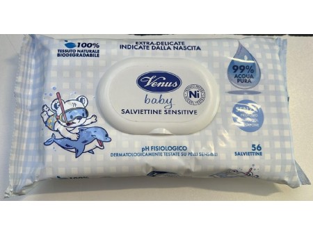 VENUS BABY SALVIETTINE SENSITIVE 56PZ