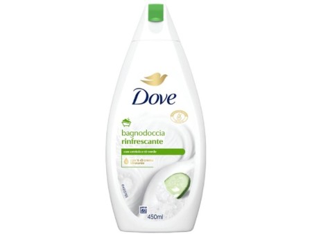 DOVE BAGNODOCCIA RINFRESCANTE CON CETRIOLO E TE' VERDE 450 ML