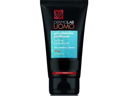 DERMOLAB UOMO GEL ESFOLIANTE PURIFICANTE PELLI NORMALI E GRASSE 150 ML