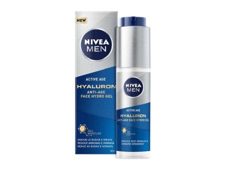 NIVEA MEN ACTIVE AGE HYALURON FACE HYDRO GEL 50 ML