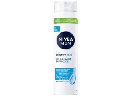 NIVEA MEN SENSITIVE COOL GEL DA BARBA 200 ML