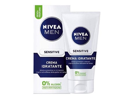 NIVEA MEN SENSITIVE CREMA IDRATANTE 0% ALCOOL 24H 75ML