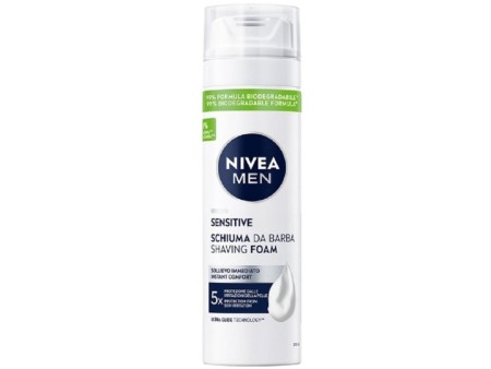 NIVEA MEN SENSITIVE SCHIUMA DA BARBA 200 ML