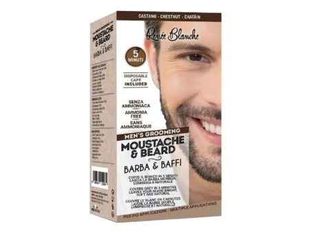 RENEE BLANCHE CREMA COLORANTE BARBA E BAFFI CASTANO