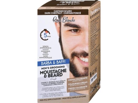 RENEE BLANCHE CREMA COLORANTE BARBA E BAFFI CASTANO SCURO