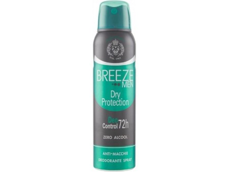 BREEZE MEN DRY PROTECTION DEO CONTROL 72H 150ML SPRAY