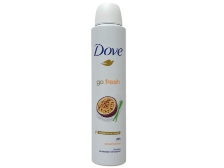 DOVE DEO SPRAY GO FRESH PASSION FRUIT SCENT 48H 200 ML SPRAY