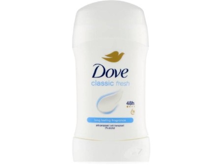 DOVE DEO STICK CLASSIC FRESH 48H 50 ML