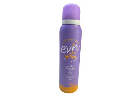 EVIN DEO BACCHE DI VANIGLIA E ROSA 24H 150 ML SPRAY