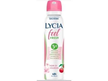 LYCIA DEO SPRAY FEEL FRESH ROSA FIORI DI CILIEGIO 150 ML