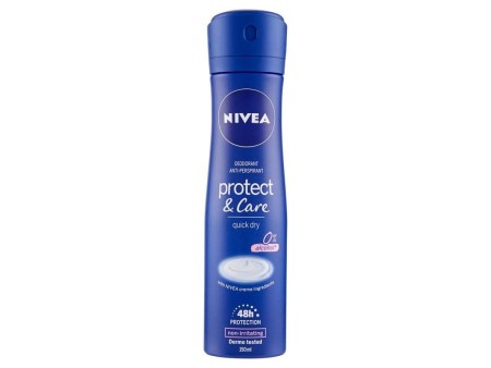 NIVEA DEO PROTECT & CARE 0% ALCOHOL 150ML SPRAY