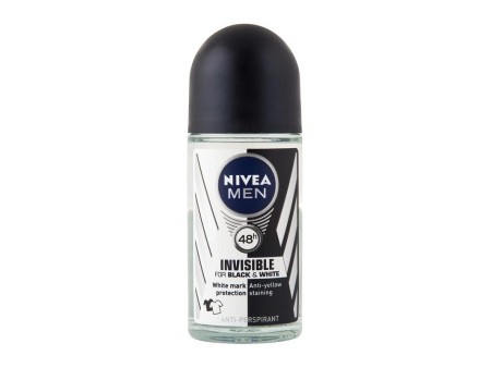 NIVEA DEO ROLL ON MEN INVISIBLE FOR BLACK & WHITE ORIGINAL 48H