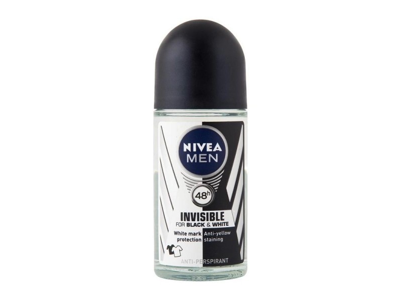 NIVEA DEO ROLL ON MEN INVISIBLE FOR BLACK & WHITE ORIGINAL 48H
