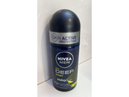 NIVEA DEO ROLL-ON MEN DEEP SPORT 72H 50 ML
