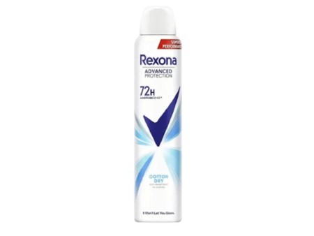 REXONA ADVANCENT PROTECTION COTTON DRY 72H 200 ML SPRAY