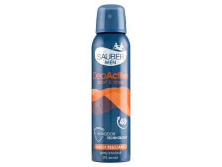 SAUBER DEO MEN SPORT & STRESS 48H SPRAY 150 ML