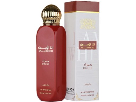 LATTAFA ALL OVER SPRAY ANA ABIYEDH ROUGE 150 ML