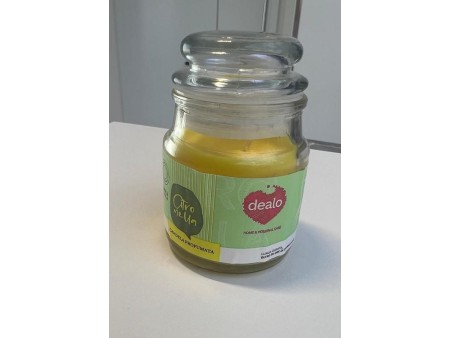 DEALO CANDELA PROFUMATA 26H CITRONELLA VASO CON TAPPO 85 GR