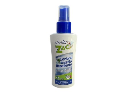 DOCTOR ZAC LOZIONE INSETTO REPELLENTE SPRAY CORPO DURATA 8 ORE 150 ML