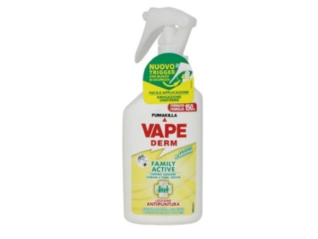 VAPE DERM FAMILY ACTIVE LOZIONE ANTIPUNTURA 150 ML