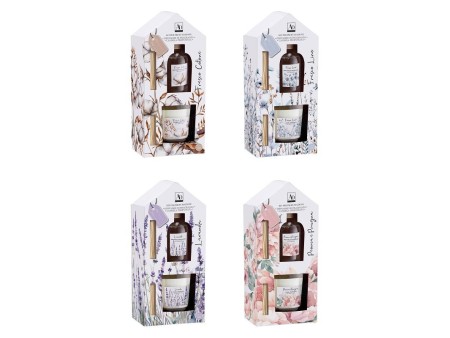 AD COFFRET DIFFUSORE PER AMBIENTE 100 ML + CANDELA 120 GR