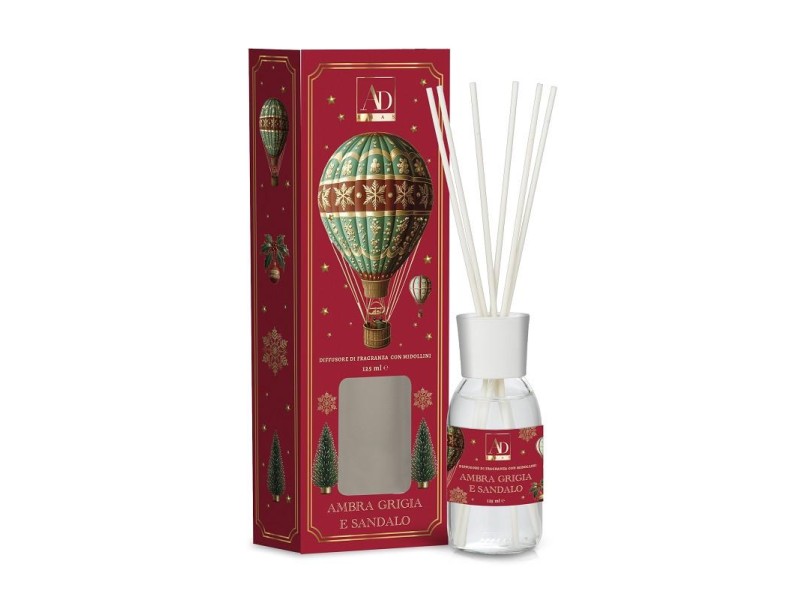 AD DIFFUSORE PER AMBIENTE AMBRA GRIGIA E SANDALO 125 ML
