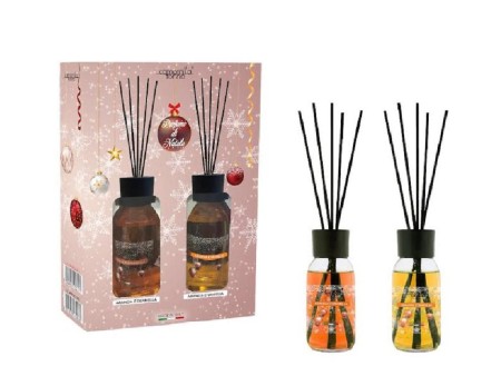 CAMOMILLA TORINO COFFRET DIFFUSORE ARANCIA-CANNE 125ML+VANIGLIA 125ML