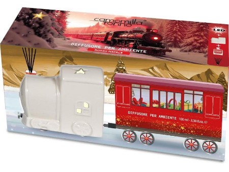 CAMOMILLA TORINO DIFFUSORE PER AMBIENTE TRENINO ROSSO NATALE 100ML