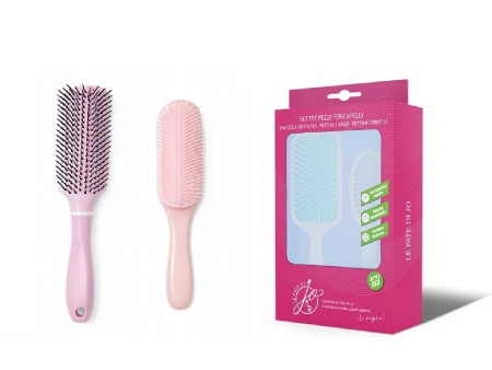 LE FATE DI JO COFFR 2PZ SPAZZOLE RETTANGOLARE STYLING+DISTRICANTE K55