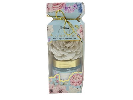 LE FATE DI JO NATURAL BEAUTIFUL COFF ALOE VERA SCRUB CORPO 200ML+SPUGN