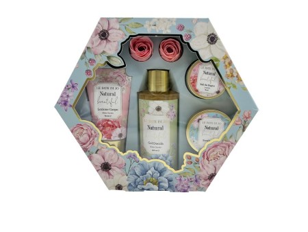 LE FATE DI JO NATURAL BEAUTIFUL COFF CORPO ESAGONALE 4PZ+2 PETALI SAPO