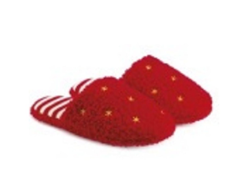 BIFFOLI CIABATTA ROSSA CON SOLETTA A STRISCE S