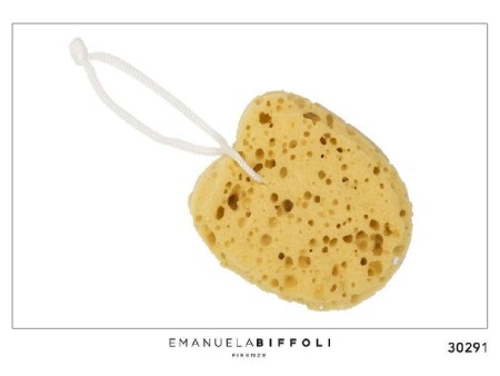 BIFFOLI SPUGNA SEMI OVALE C/CORDA L.NA