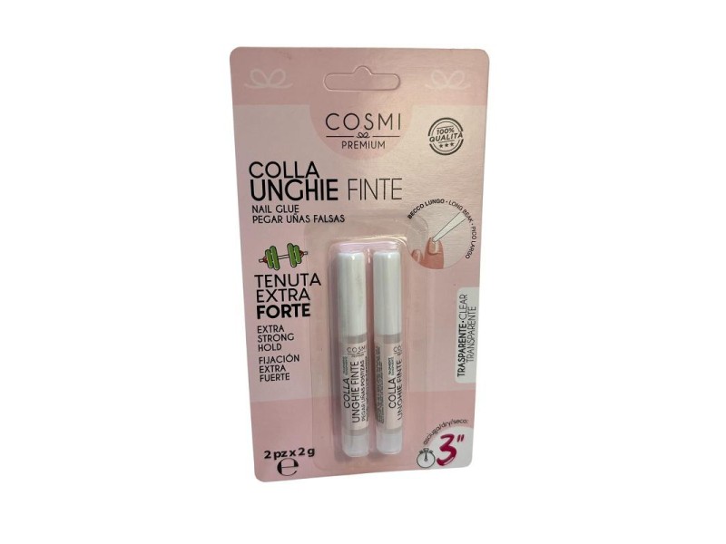COSMI COLLA UNGHIE 2GR X 2PZ CLEAR