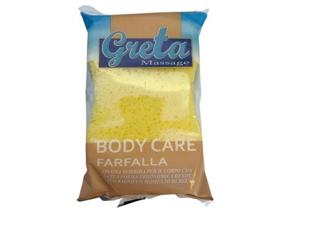 GRETA SPUGNA BAGNO MASSAGE FARFALLA