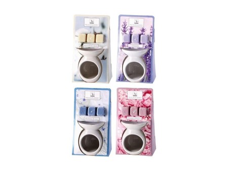 AD BRUCIA OLI IN CERAMICA CON CUBETTI PROFUMATI