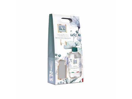 AD COFFRET DIFFUSORE PER AMBIENTE 125ML+RICARICA 250ML MUSCHIO BIANCO