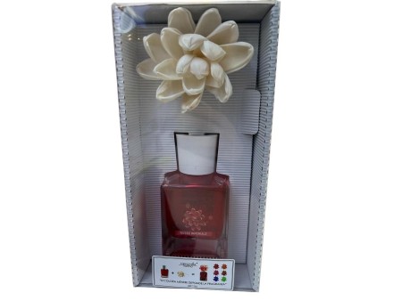 CAMOMILLA TORINO DIFFUSORE CUBO ROSSO IMPERIALE CON FIORE 200 ML