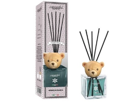CAMOMILLA TORINO DIFFUSORE ORSO VANIGLIA BIANCA 100 ML