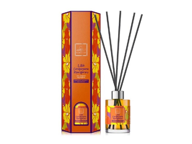 LADY VENEZIA DIFFUSORE AMBIENTE BLOOM LILLA' E MANDARINO 140 ML