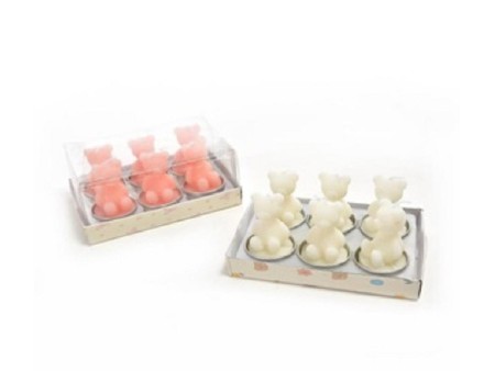 MERCURY CANDELA PROFUMATA ORSACCHIOTTO COLORI ASS 6PZ