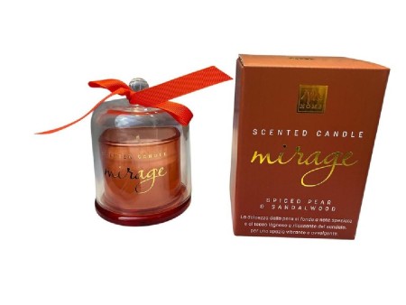 MERCURY MIRAGE CANDELA CAMPANA PROFUMATA SANDALWOOD SPICED 110GR