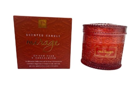 MERCURY MIRAGE CANDELA PROFUMATA SANDALWOOD SPICED 340GR