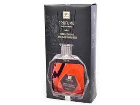 MERCURY PROFUMO DIFFUSORE BOTTIGLIA ESAGONALE 700ML AMBRA E SANDALO