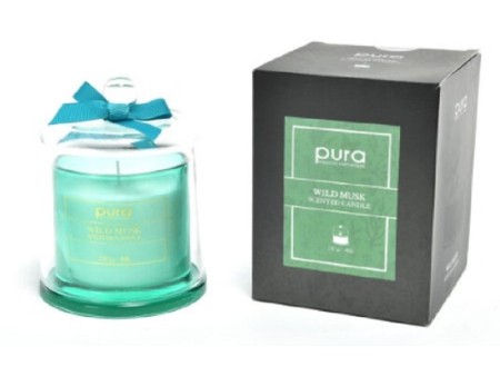 MERCURY PURA CANDELA PROFUMATA WILD MUSK 230 GR IN CAMPANA VETRO
