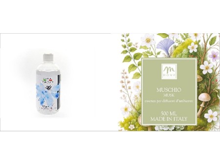 MERCURY RICARICA PER DIFFUSORE DI ESSENZA MUSCHIO BIANCO 500 ML